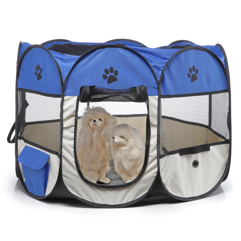 Pet Products Indoor/outdoor Portable Pop up Pet Dog Cat Playpen Tent Cages Houses