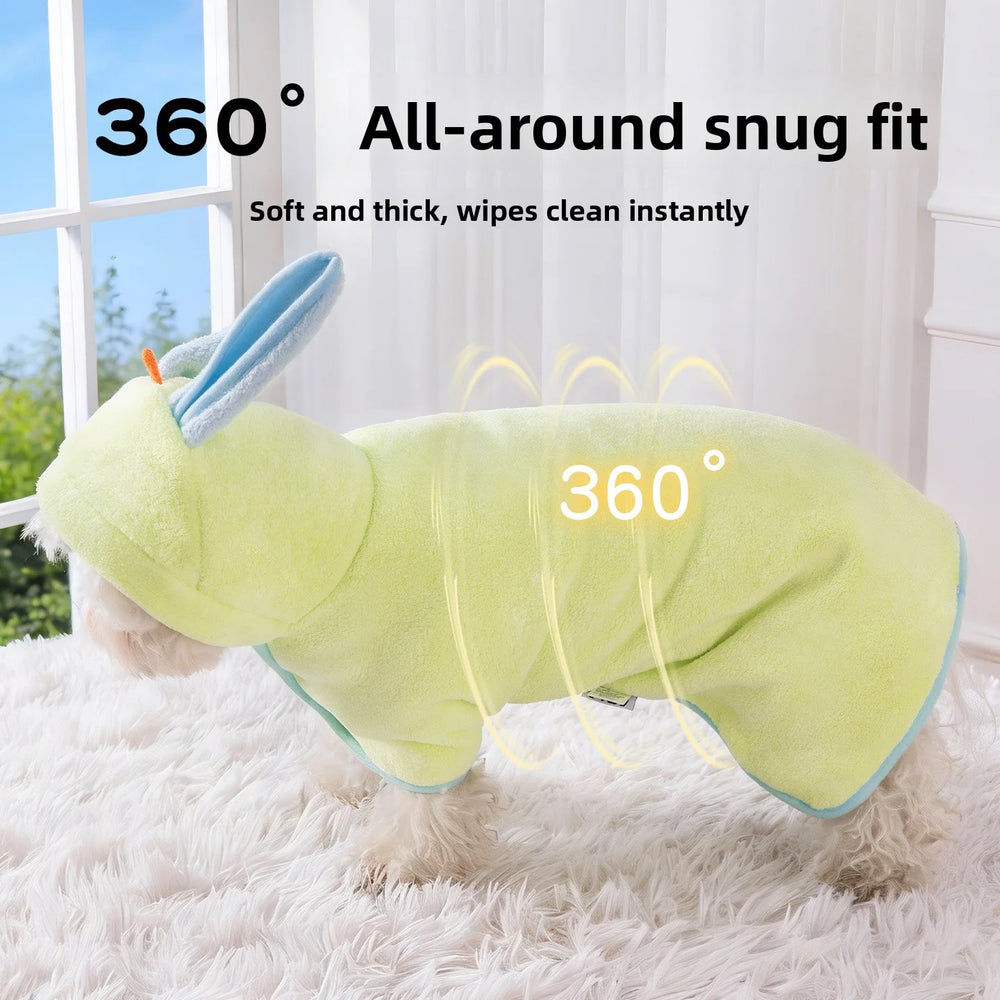 Coral fleece absorbent pet towel absorbent pet towel small pet cat dog bath towel