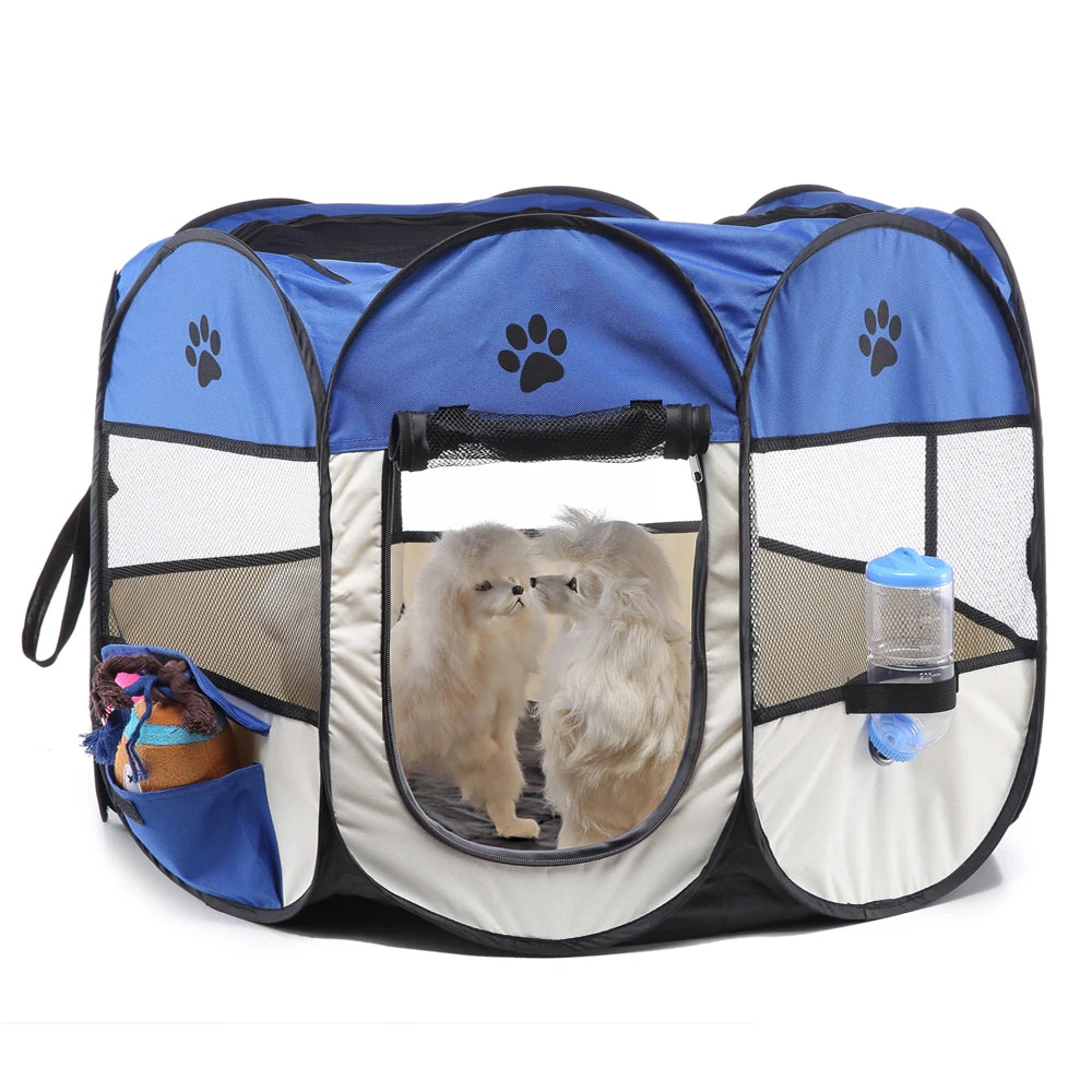 Pet Products Indoor/outdoor Portable Pop up Pet Dog Cat Playpen Tent Cages Houses