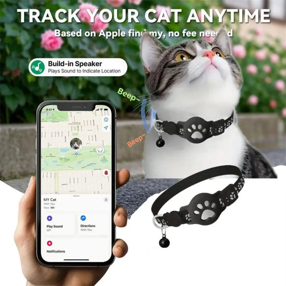Multifunctional Pet Smart GPS Trackers Cat Trackers GPS Collar Pet Kitten GPS Collar Pets Accessories iOS Compatible